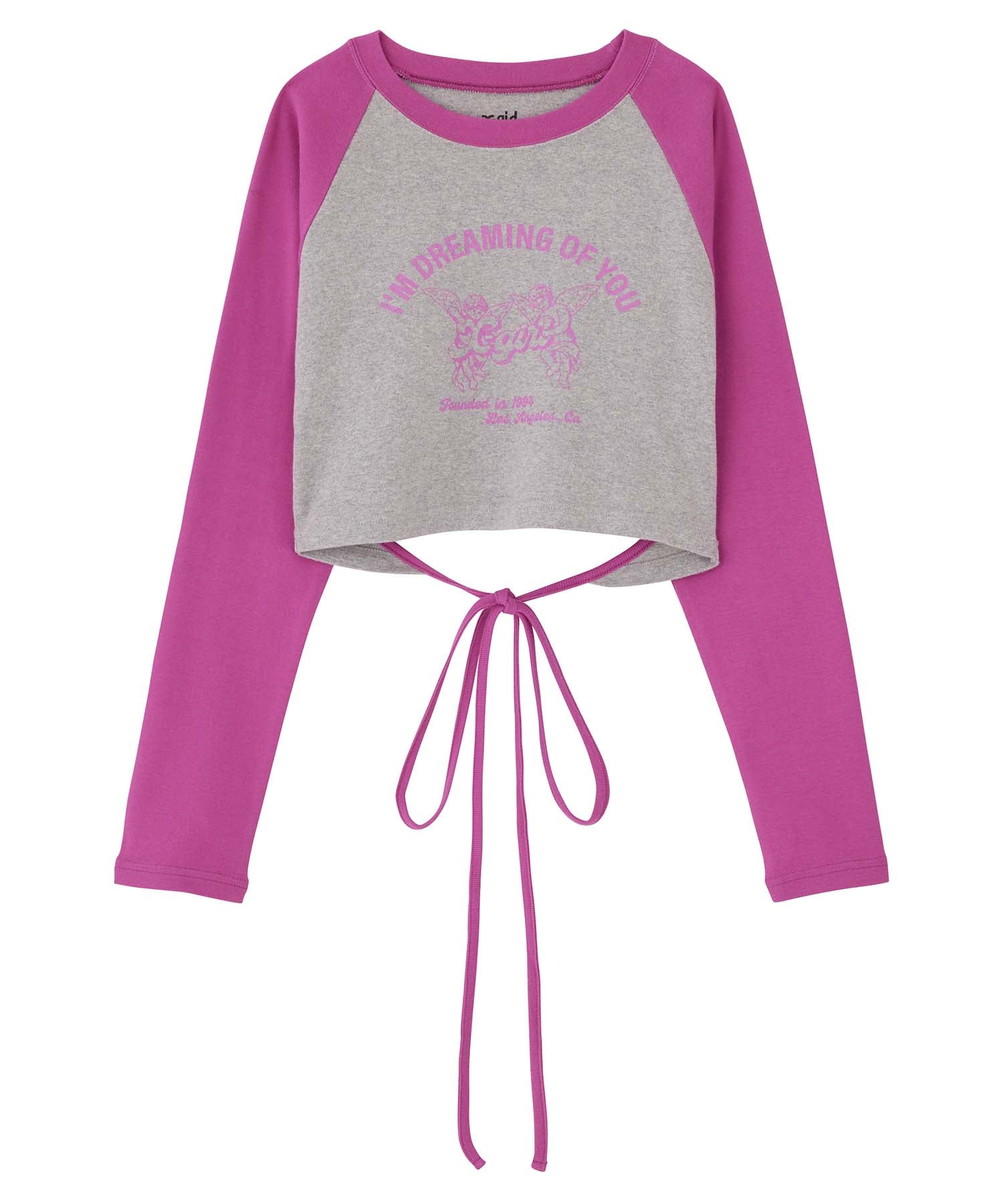 ANGEL RAGLAN L/S BABY TEE | X-girl