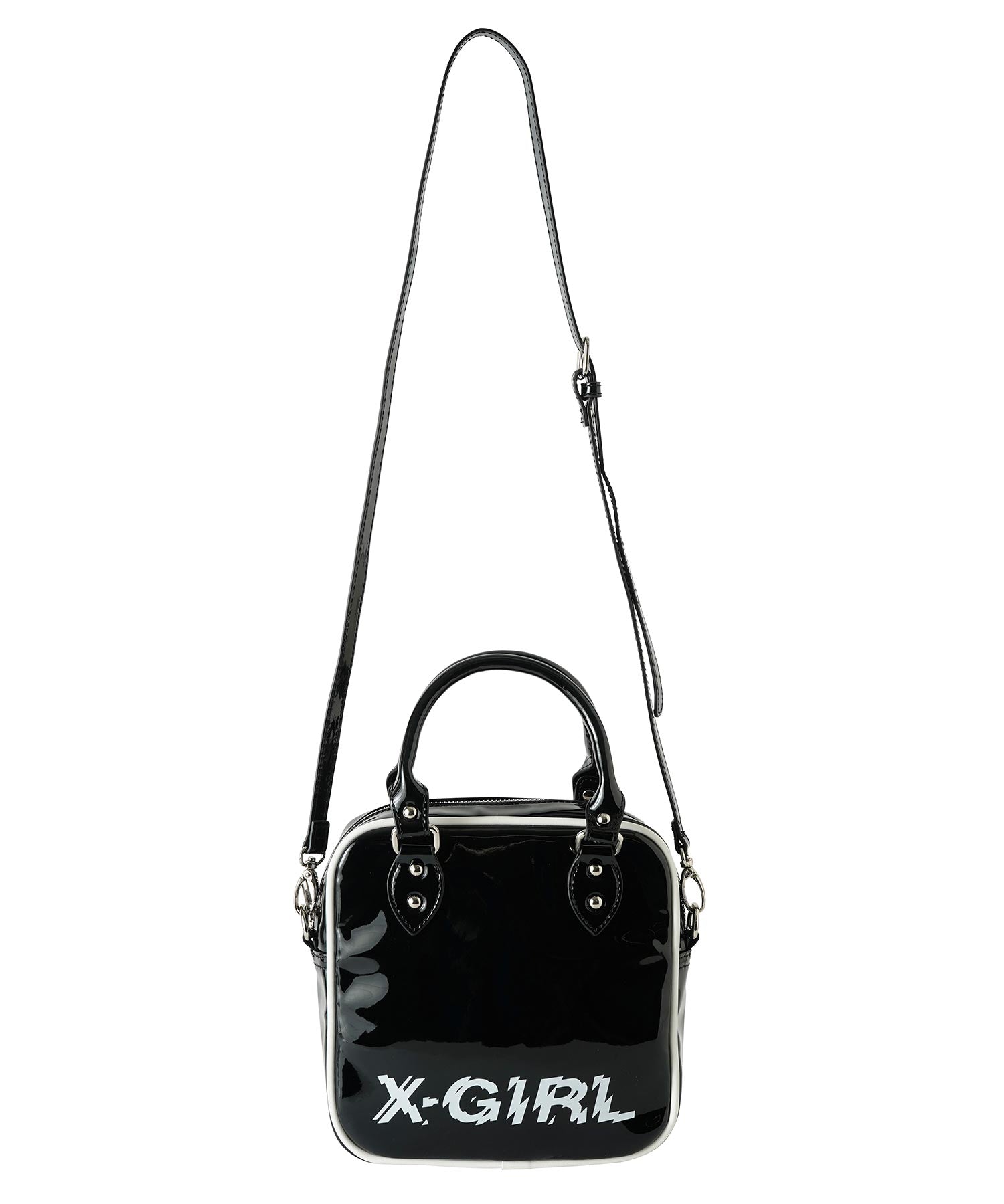Shop the X-girl Enamel 2Way Square Shoulder Bag - Real Girls' Streetwear at  X-girl Online Store