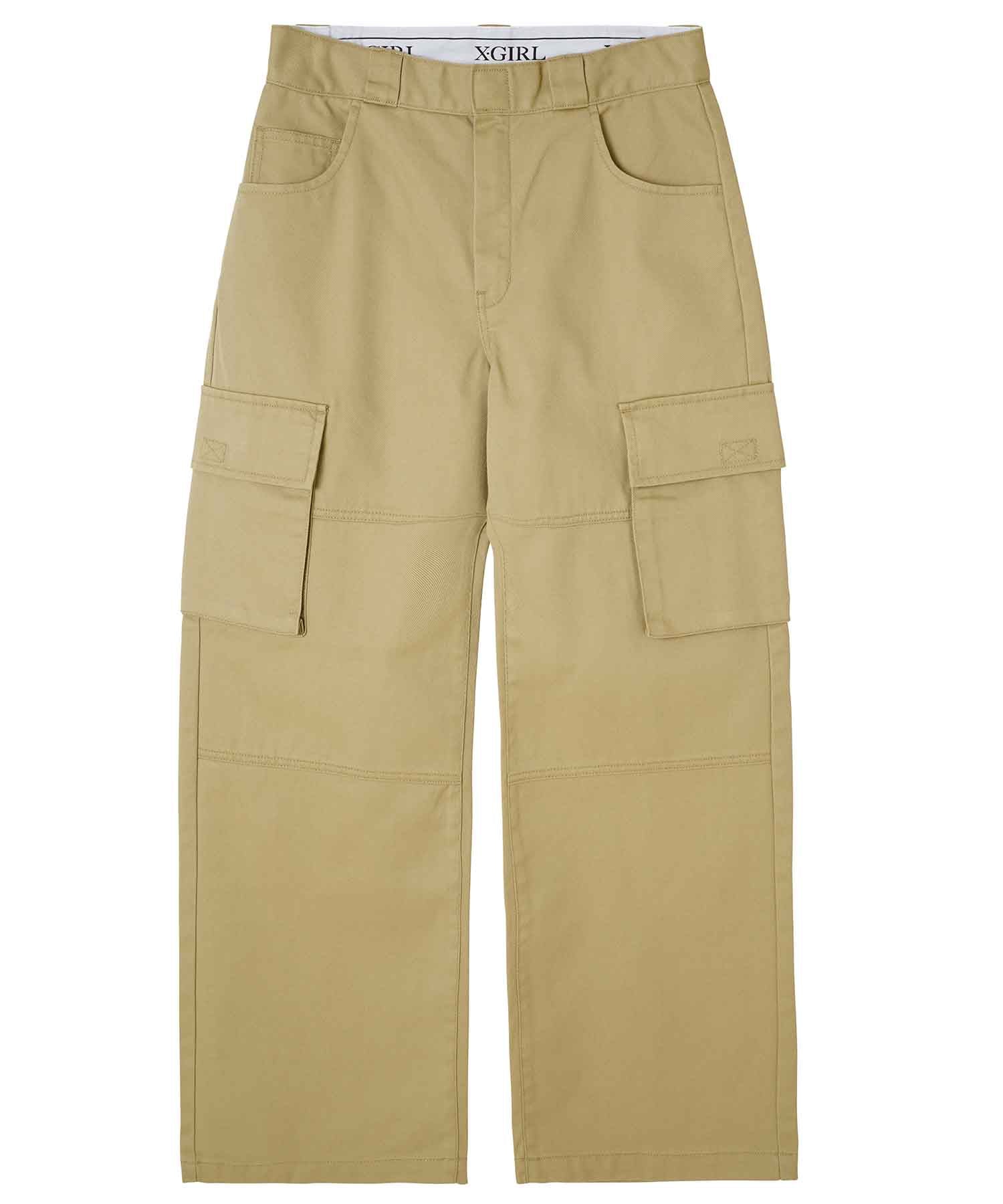 WIDE LEG CHINO PANTS