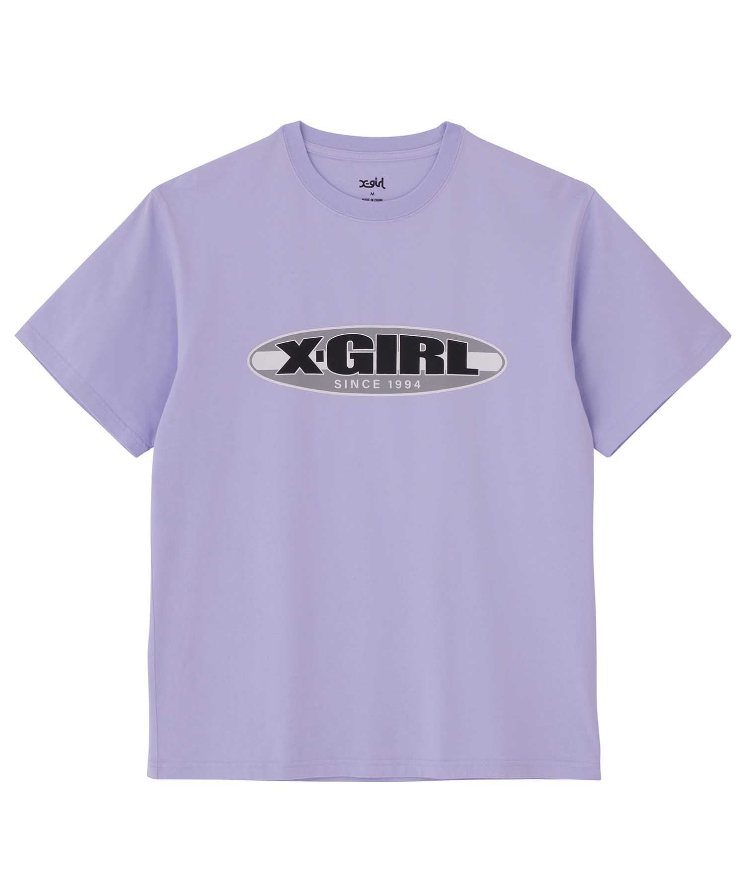 COLOR CONTRAST OVAL LOGO S/S TEE | X-girl