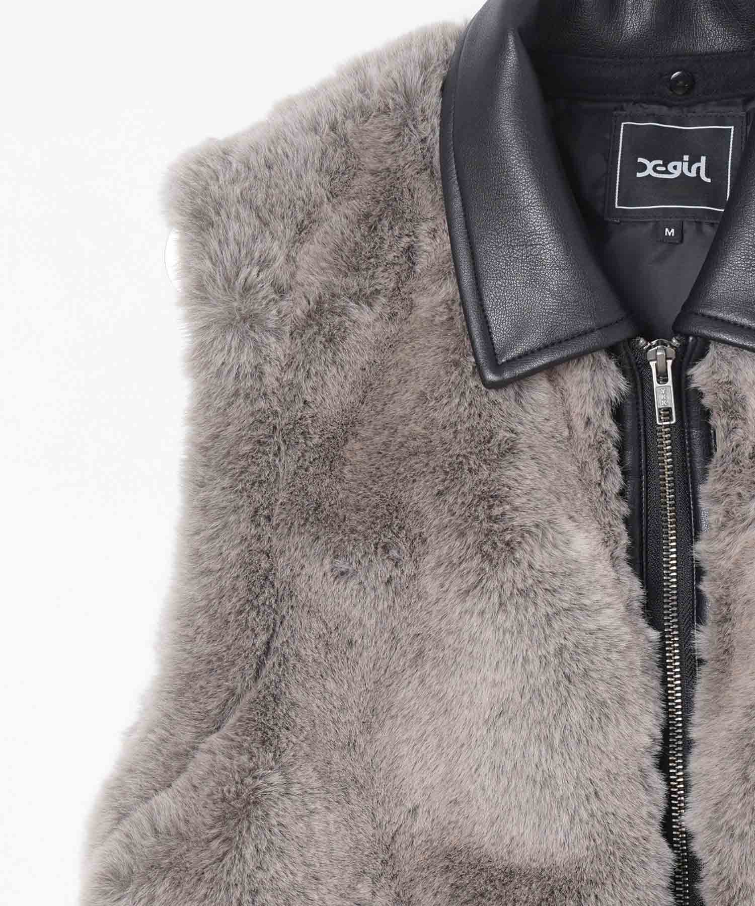 レインボー」 Convertible Faux Fur Tippet Coat | www.hexistor.com