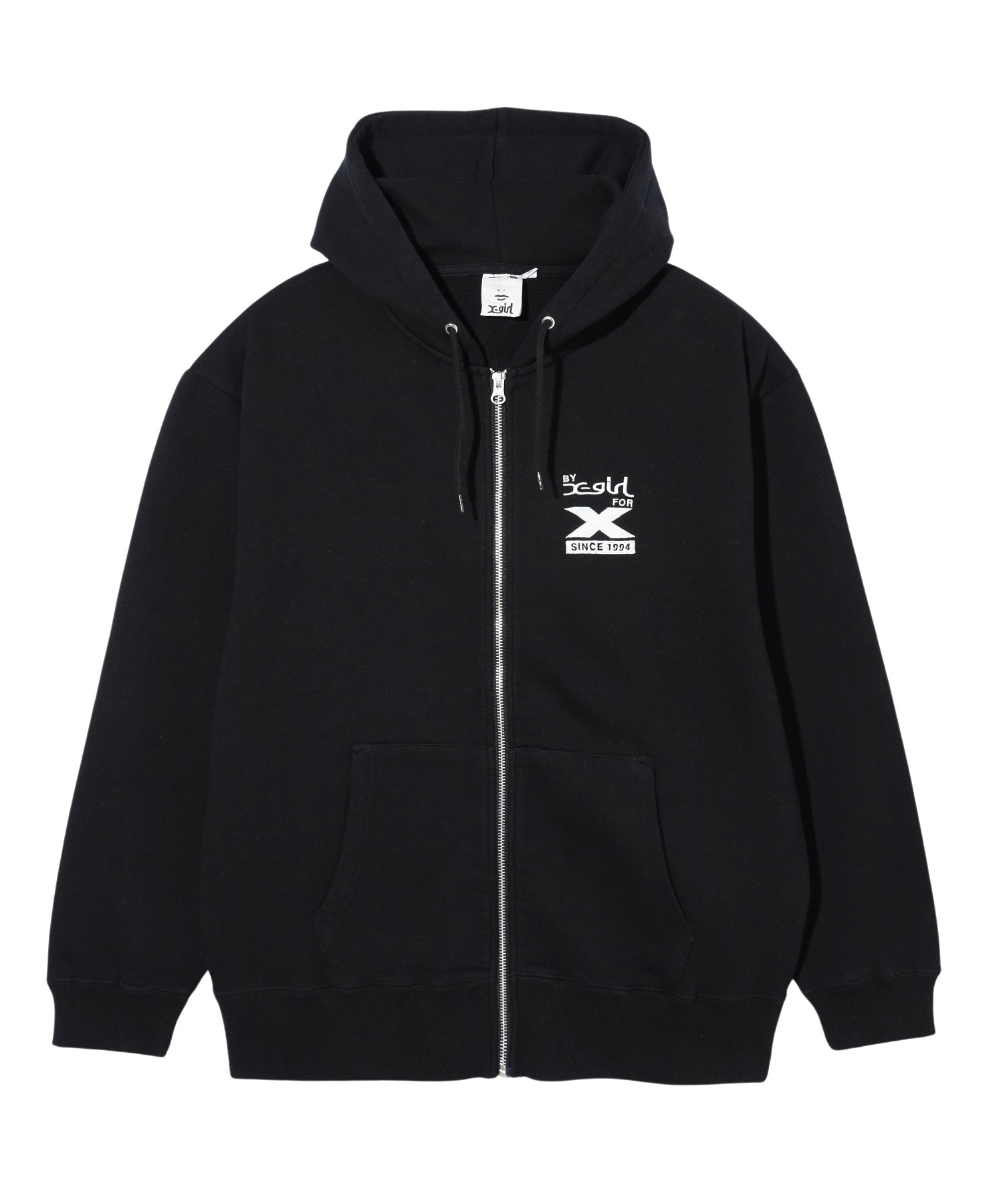 BY X-GIRL FOR X ZIP UP SWEAT HOODIE | X-girl