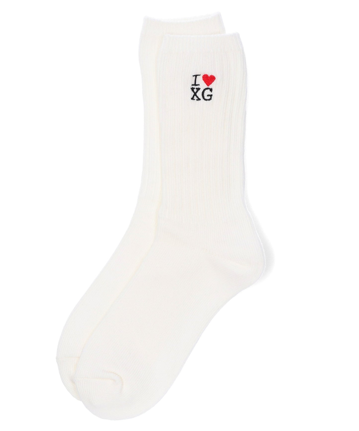 I LOVE XG LOGO SOCKS