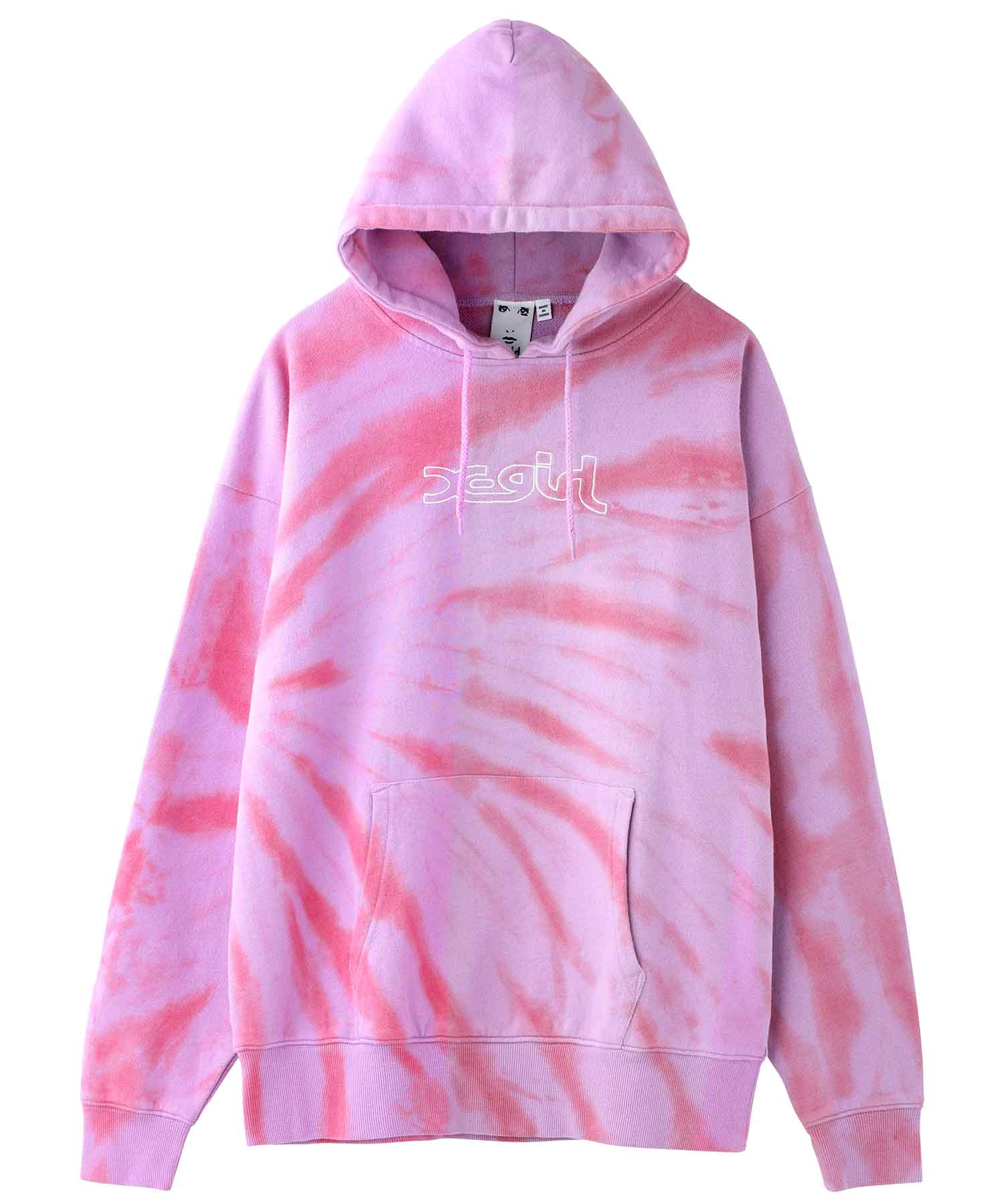 X-girl TIE DYE SWEAT HOODIE-