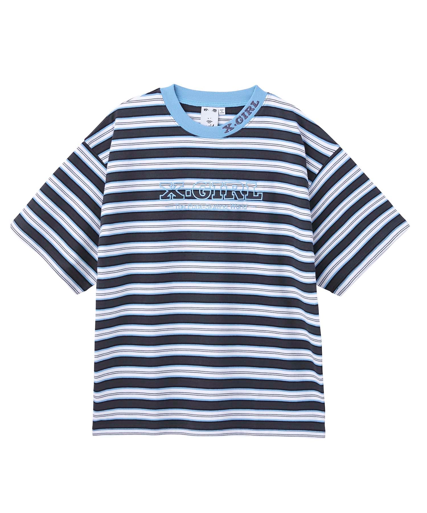 STRIPED H/S TEE