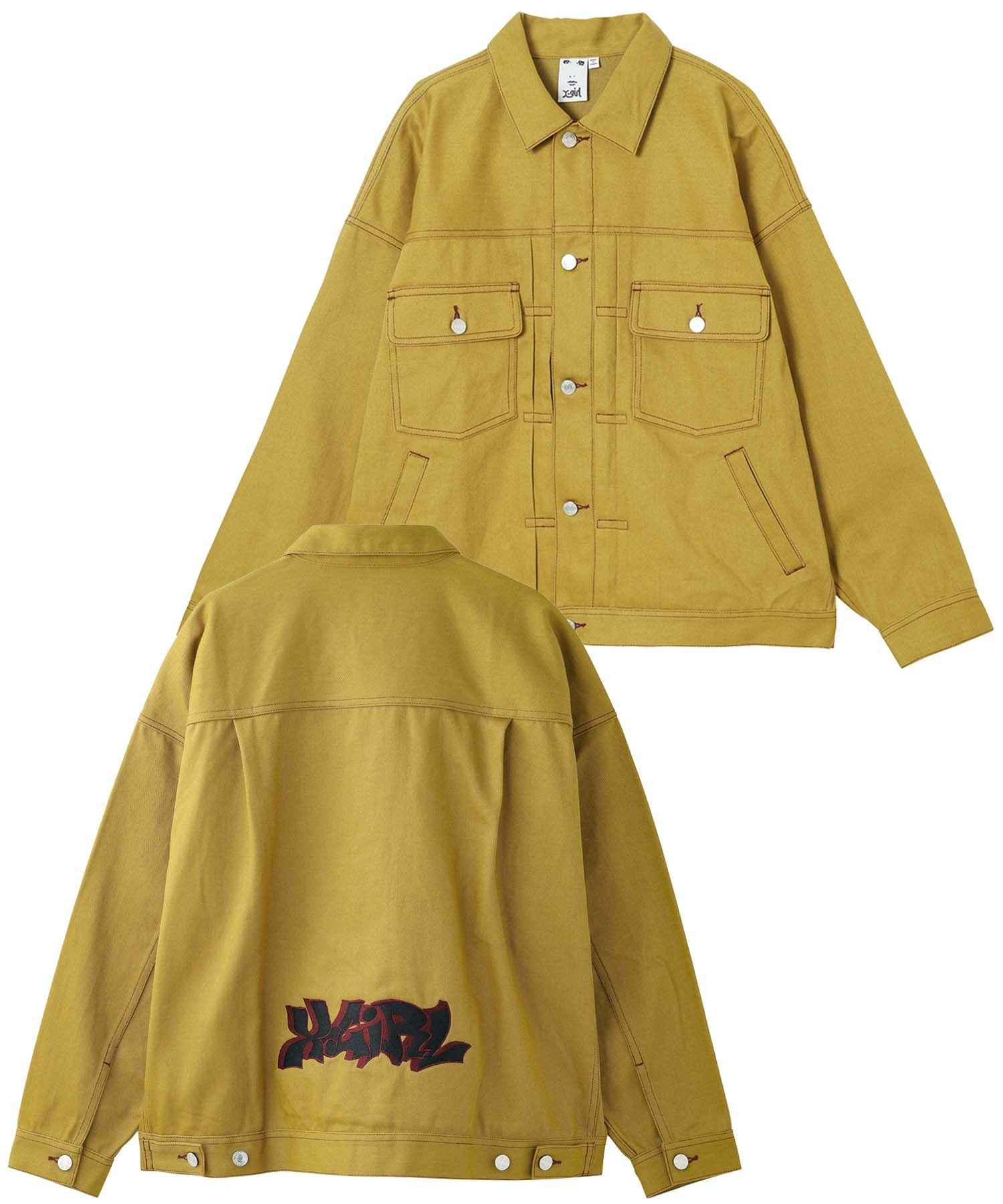 GRAFFITI LOGO EMBROIDERY JACKET