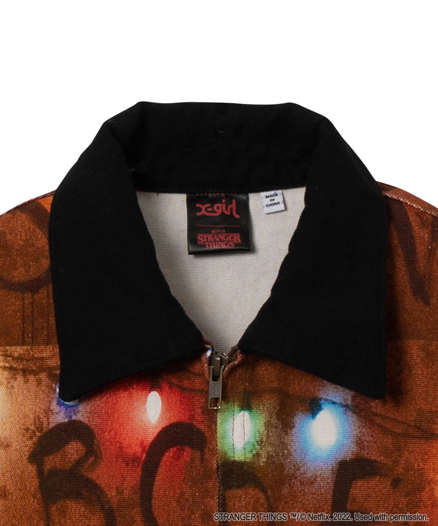 X-girl x STRANGER THINGS WORK JACKET