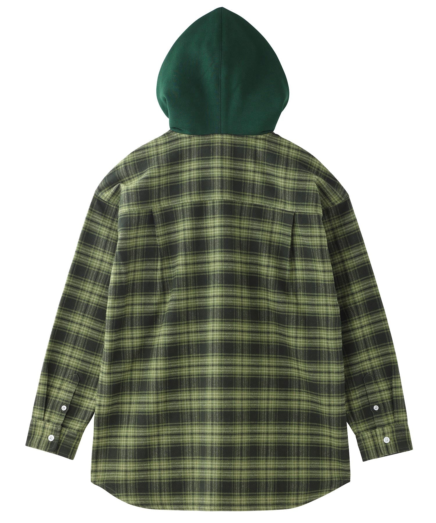 HEAVYWEIGHT FLANNEL HOODED SHIRT