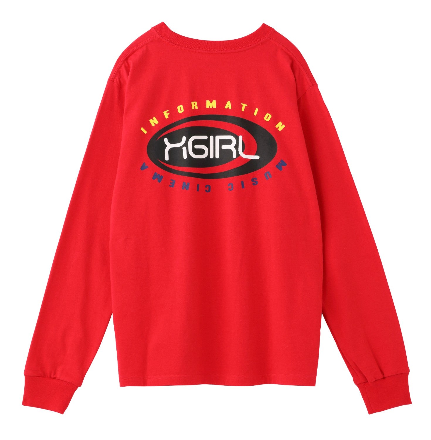 MULTI COLOR OVAL LOGO L/S REGULAR TEE